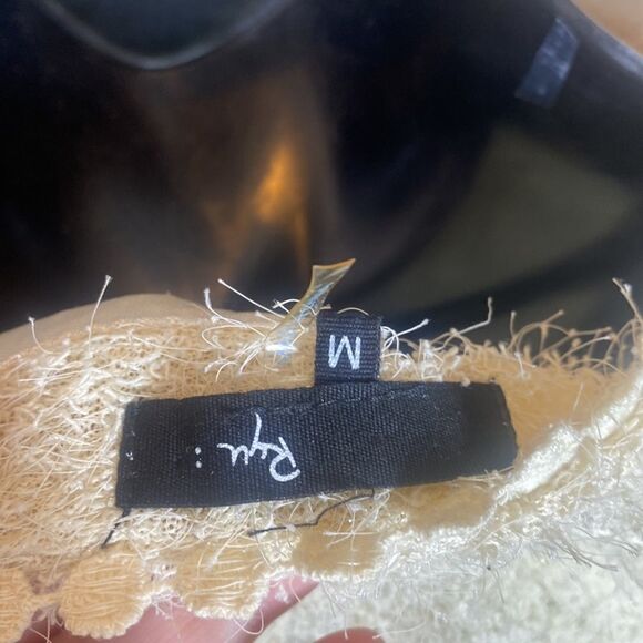 Ryu Anthropologie dress coquette fit & flare eggshell white lace/mesh fairy - Picture 10 of 10